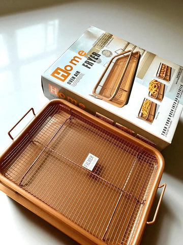 طقم فرن مثالي لتحضير البطاطس والدجاج والخضروات مقرمشة بدون زيت – Perfect Oven Set for Crispy, Healthy Meals