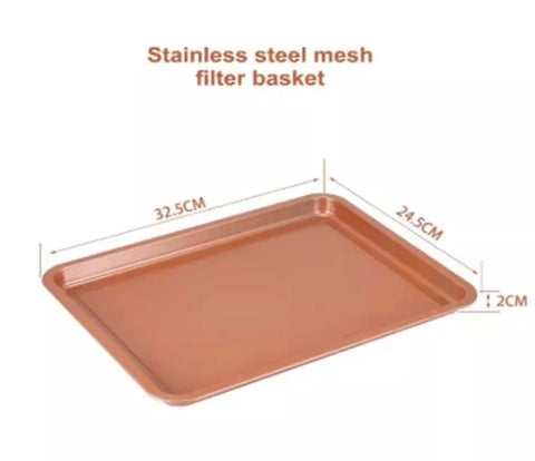 طقم فرن ILVIA لتحضير وجبات خالية من الدهون بطريقة سهلة – ILVIA Oven Crisper Set for Healthy Cooking