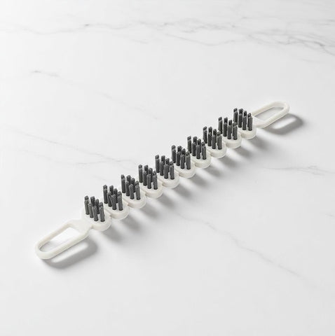 Flexible Cleaning Brush for Gaps & Crevices - with Strong Bristles