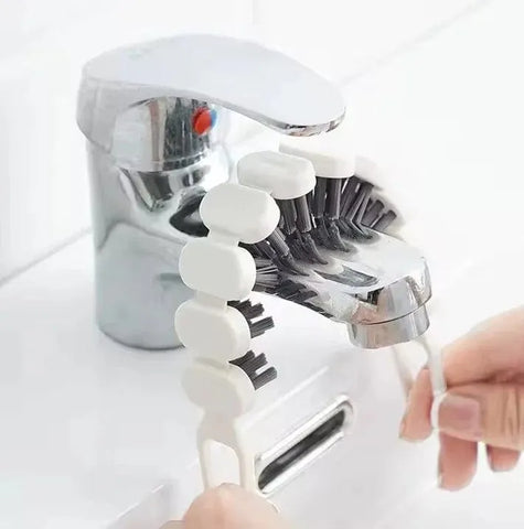 فرشاة تنظيف مرنة لتصل إلى أضيق الفواصل والأركان - بشعيرات قوية