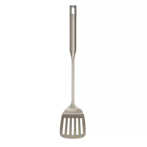 سباتولا استانلس ستيل مشقوقة – Stainless Steel Slotted Spatula front view