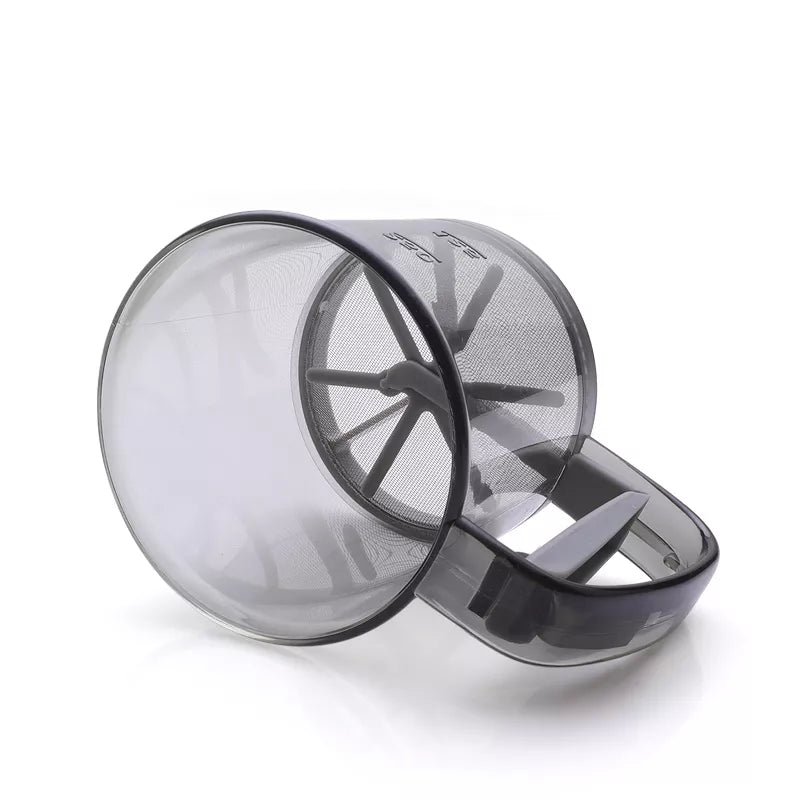 منخل دقيق شفاف يدوي للاستخدام اليومي – Transparent Acrylic Manual Flour Sifter