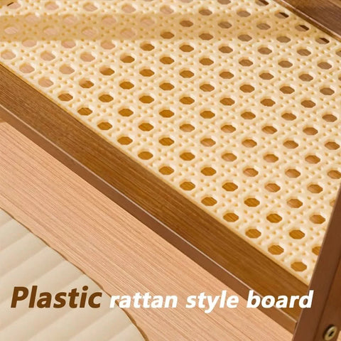 رف بامبو مُحمّل بالكامل بالبرطمانات والتوابل – عرض عملي للاستخدام