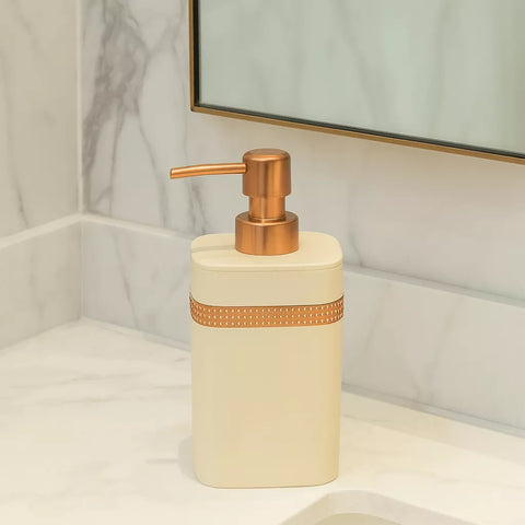 موزّع صابون للحمام تصميم عصري بلاستيك – Modern bathroom plastic soap dispenser