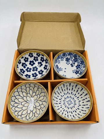 طبق سيراميك بوهيمي – لقطة جانبية توضح الارتفاع والتشطيب الخارجي للتصميم