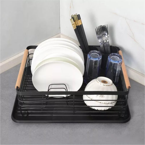 رف تجفيف أطباق مقاوم للصدأ للحفاظ على المطبخ مرتب – Rust-Resistant Dish Drainer Rack