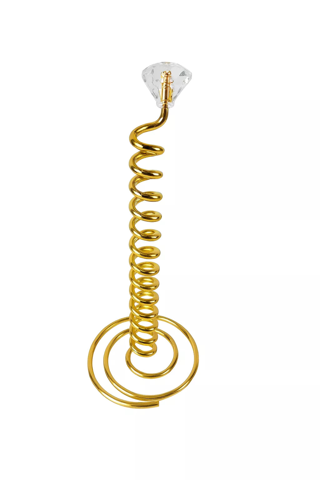 حامل مناديل مطبخ معدني ذهبي بارتفاع 31 سم – Gold metal kitchen tissue roll holder 31cm height