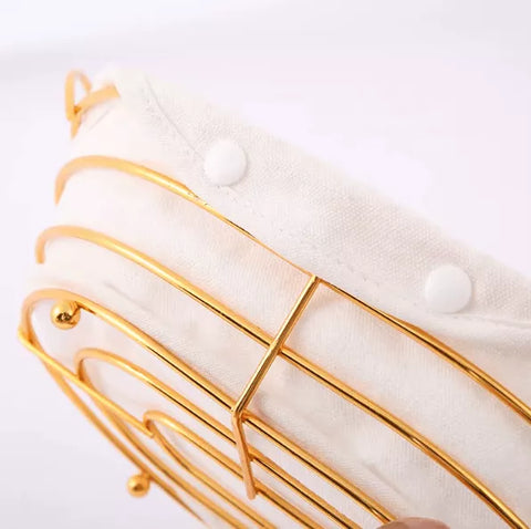 سلة خبز ببطانة قماشية نظيفة وسهلة الفك – Bread Basket with Removable Washable Liner