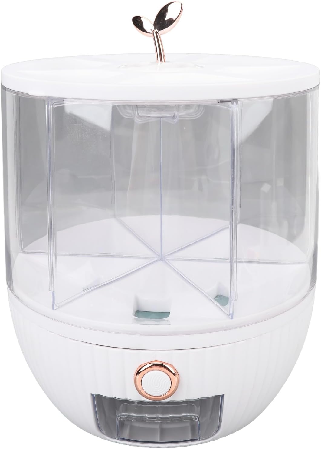 موزّع حبوب 6 أقسام باللون البيج – تصميم أنيق وعملي