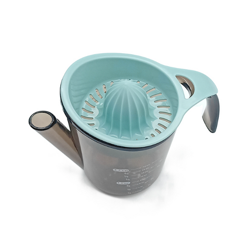 Manual Orange & Lemon Citrus Juicer with Integrated Spout Pitcher
