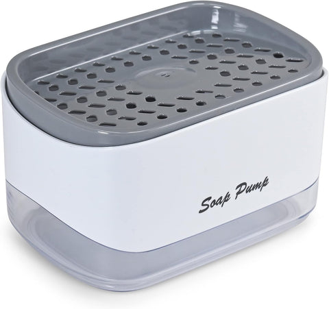 Soap Dispenser with Sponge Holder – Includes Cleaning Sponge