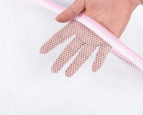 كيس غسيل شبكي للغسالة – 40×50 سم – لحماية الملابس أثناء الغسيل