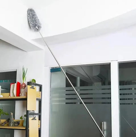 ممسحة غبار (زعّافة) طويلة قابلة للتمديد حتى ٢.٨ متر – لتنظيف الأسطح المرتفعة والزوايا