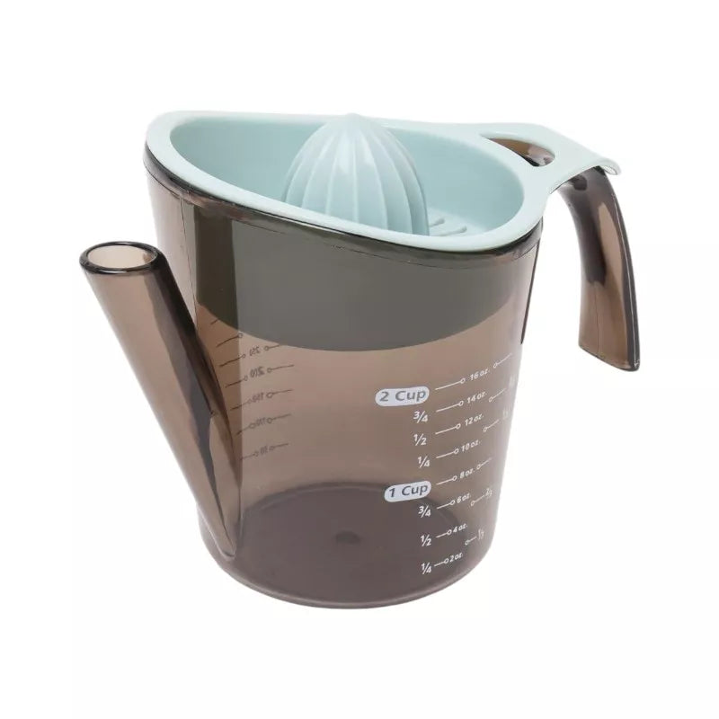 عصارة برتقال وليمون يدوية من ILVIA مع إبريق وفوهة صب مدمجة – Manual Orange & Lemon Citrus Juicer with Integrated Spout Pitcher by ILVIA