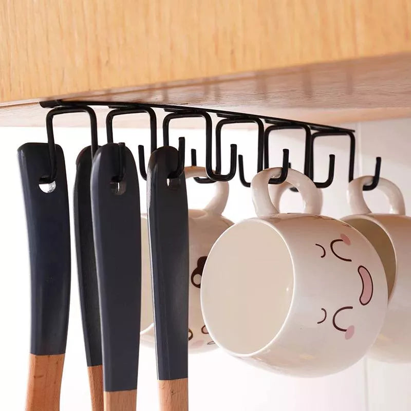 رف معدني قوي لتخزين أطقم التوزيع والملاعق والمغارف – Durable Metal Rack for Utensils and Ladles