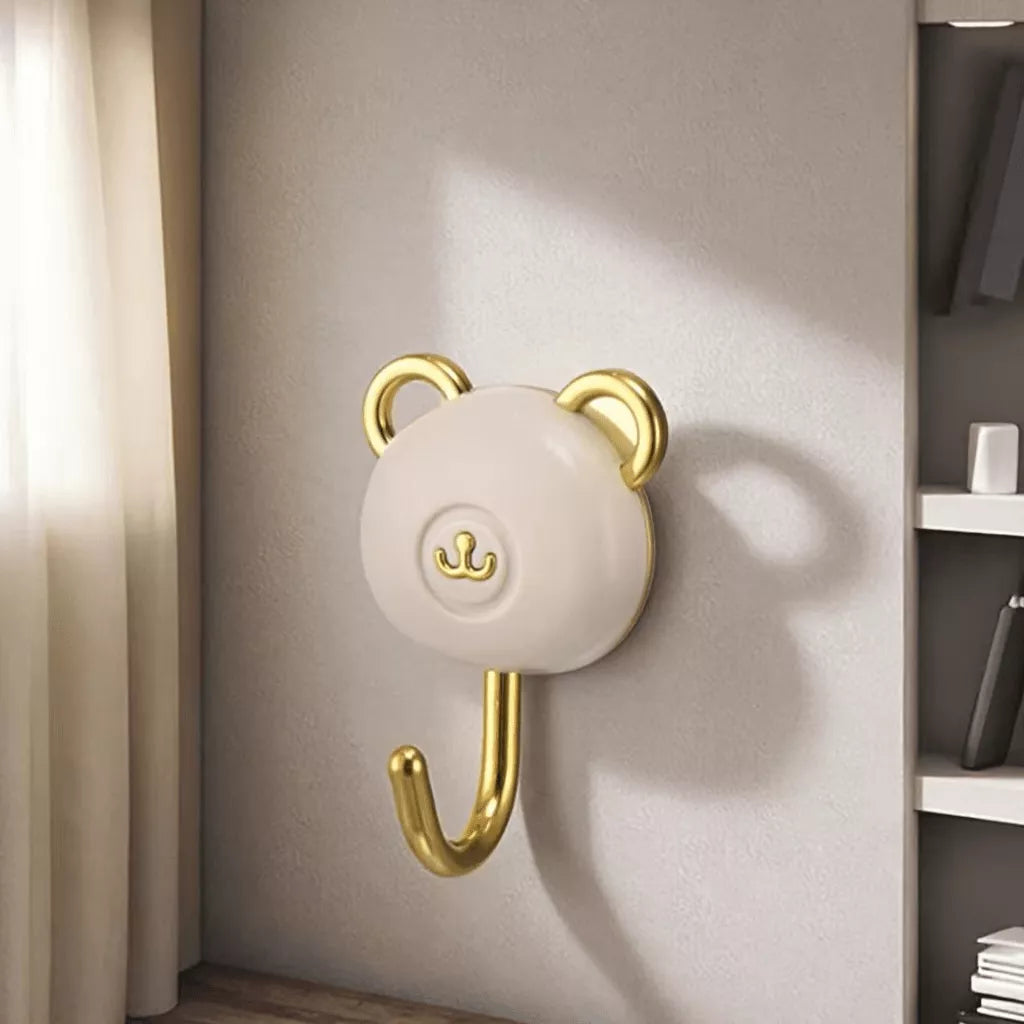 علاقات حائط باندا 4 قطع بلون روز جولد – شكل باندا ديكوري