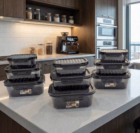 طقم علب فامية داخل التلاجة – Quick Airtight Saver Box in Fridge – تنظيم وحفظ الطعام بأحجام مختلفة
