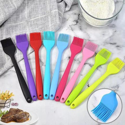 فرشاة مطبخ سيليكون لتوزيع الصوص والزيت بالتساوي – Kitchen Silicone Brush for Even Oil & Sauce Spreading