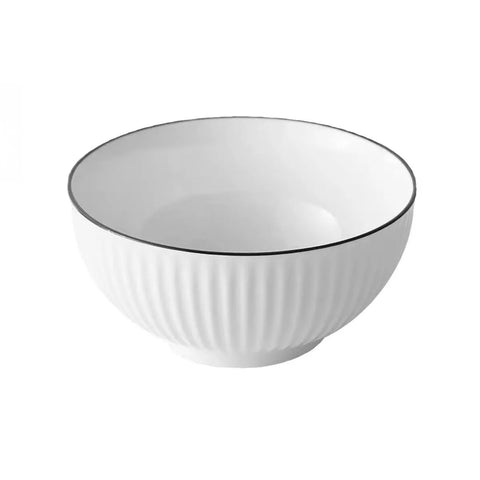 بولة بورسلين صغيرة لون أبيض للتقديم اليومي – Small white porcelain serving bowl